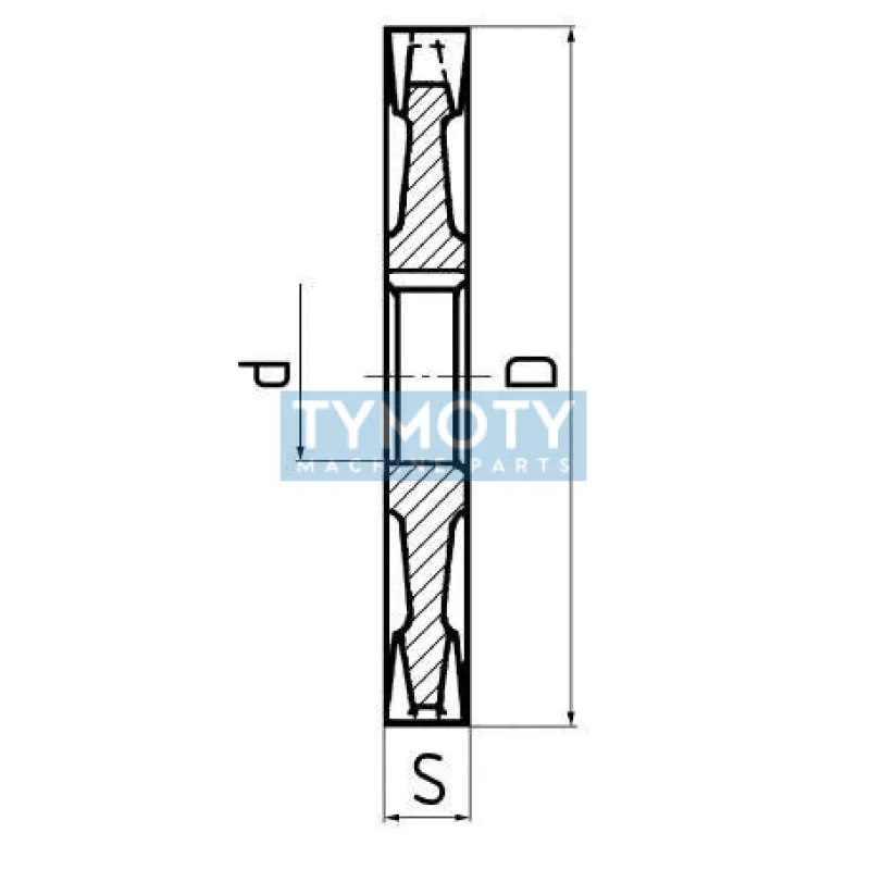 Fréza kotúčová úzka, jemnozubá, F736275, 160x12x40 mm