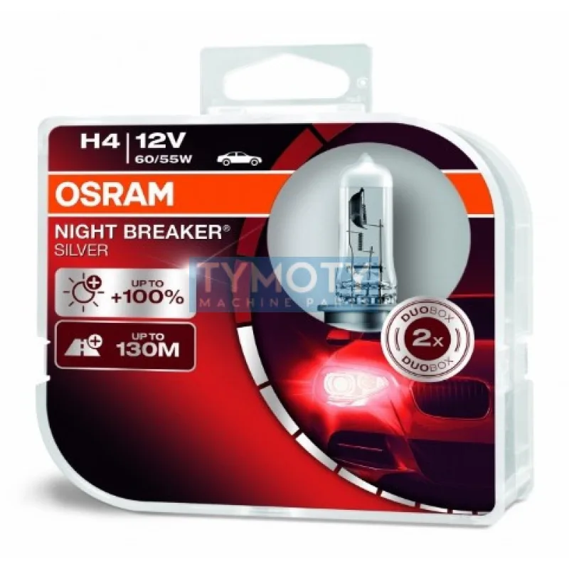 Žiarovka Osram 12V H4 BREKER SILVER+100% sada 2ks