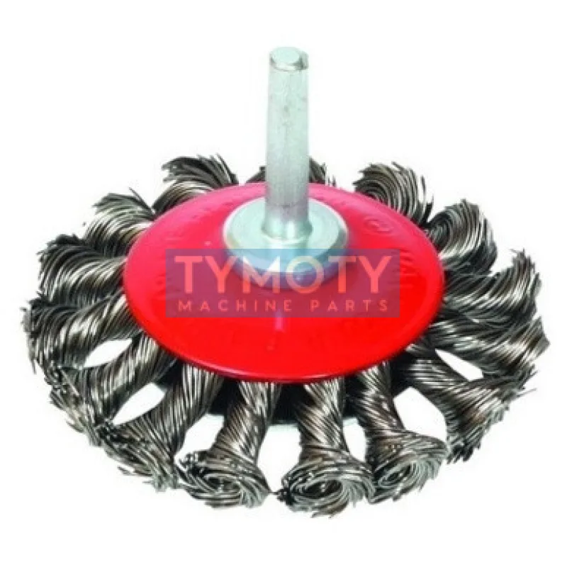 Brúsna kefa 75mm misková, vrkoče, stopka