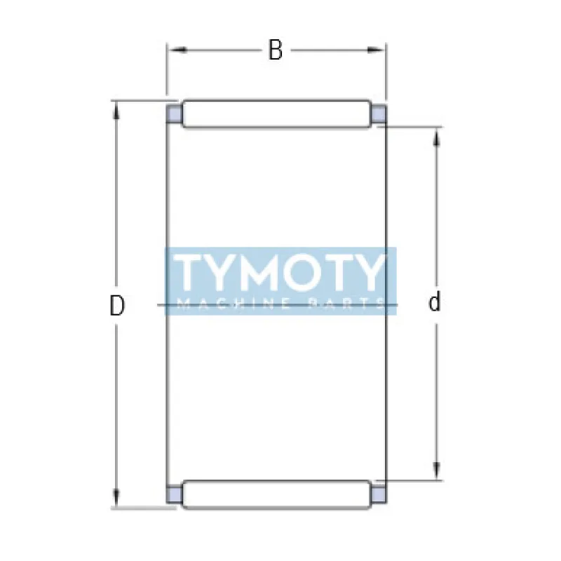 SKF K 3x5x7 TN ihlová klietka
