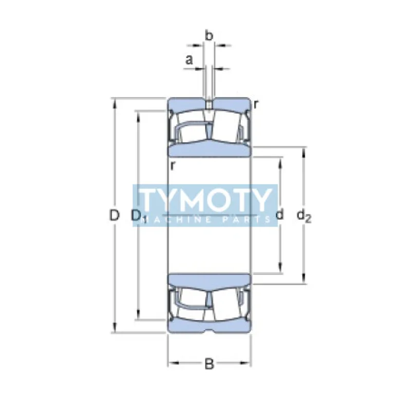SKF BS2-2205-2RS/VT143 súdčekové ložisko