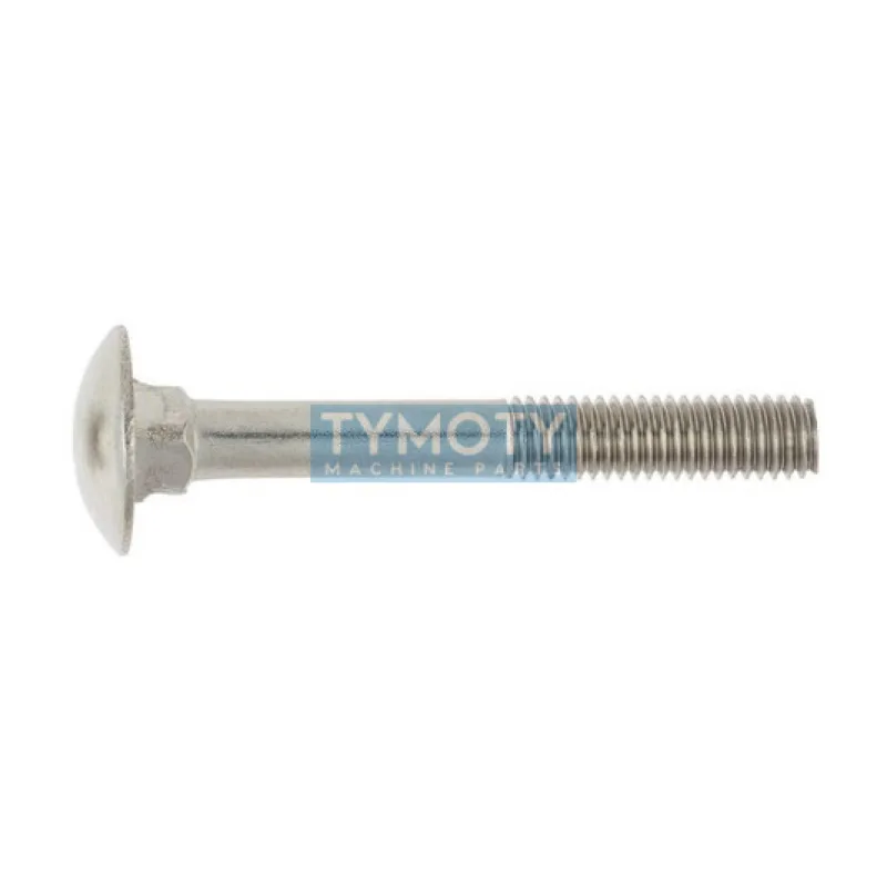 Skrutka vratová DIN 603 M10x50 4.6 bez PÚ s maticou DIN 555