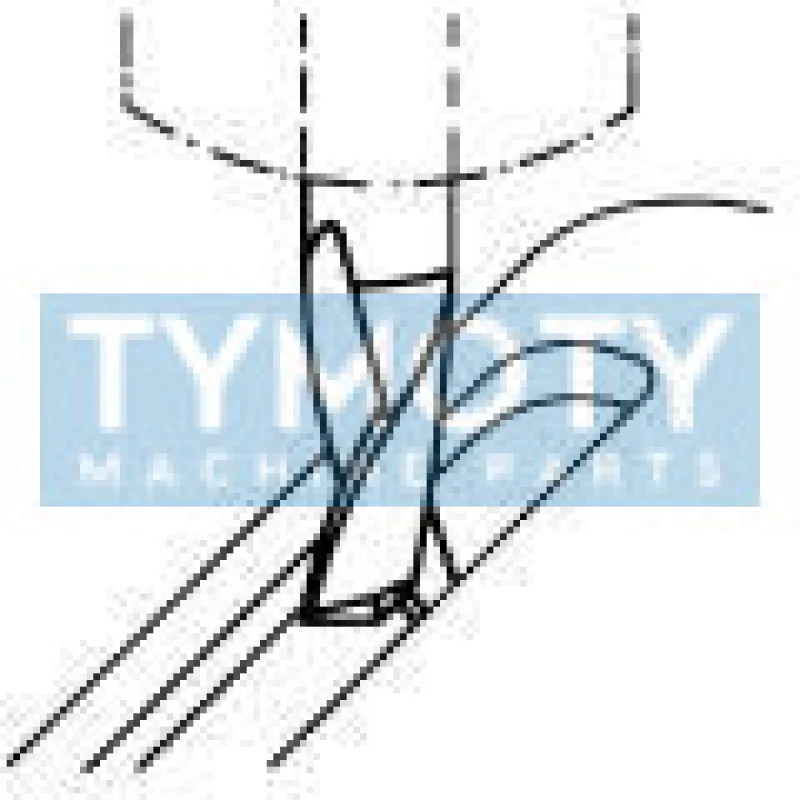Fréza pre drážky pier krátka, nesúmerná, F260545, 22x22 mm