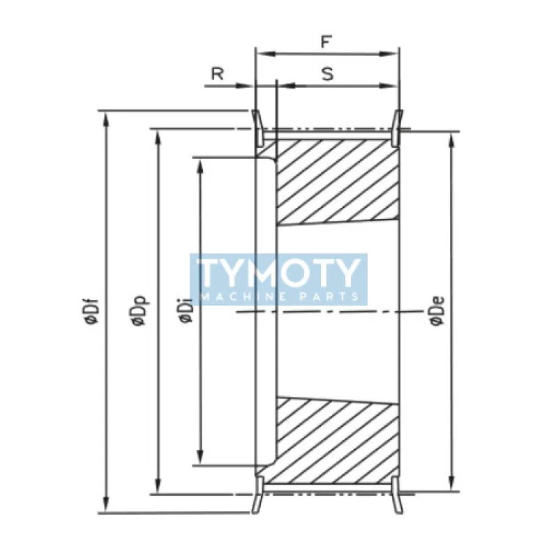 Remenica TB 22 XH 400 optibelt ZRS na Taper Lock