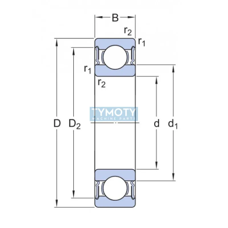 SKF 63010-2RS1/W64 guľkové ložisko