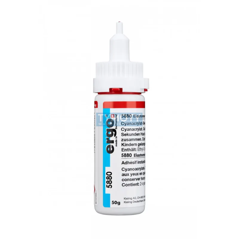 Ergo 5880 - 50 g sekundové lepidlo pevnostné a pružné, čierne