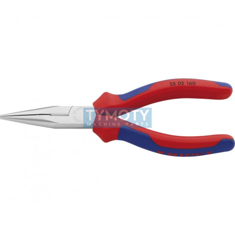 KNIPEX 25 05 160 Polguľaté kliešte s čepieľkami pre rádiotechniku, viaczložkové návleky,