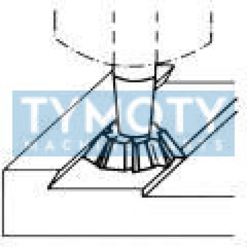 Fréza tvarová uhlová čelná, F330215, 60x32 mm