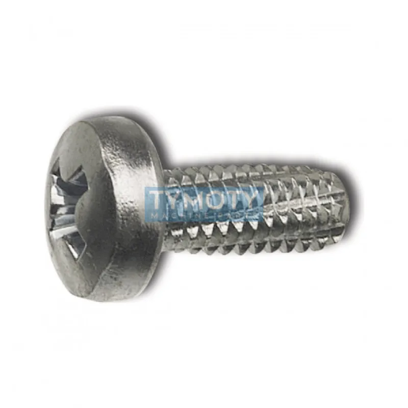 Skrutka závitorezná phillips DIN 7516A M3x6 pozink