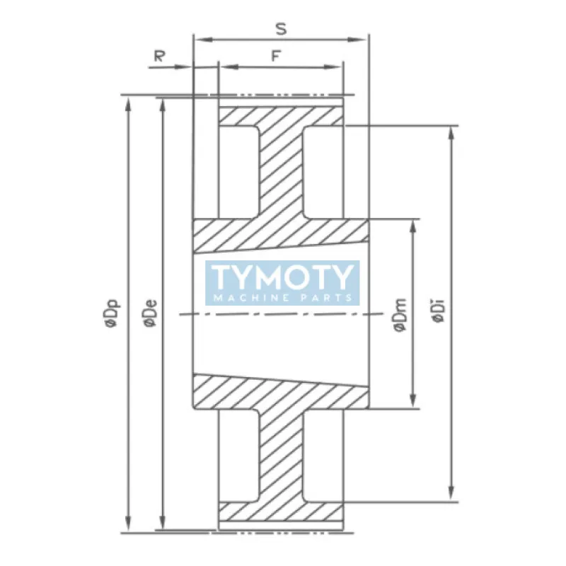 Remenica TB 60 L 050 optibelt ZRS na Taper Lock