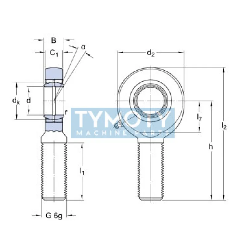 SKF SAL 30 ES kĺbová hlavica