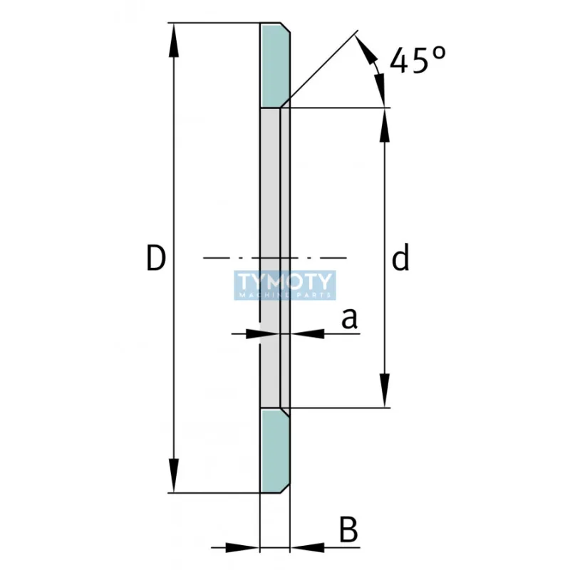 INA LS 110145 univerzálny axiálny ložiskový krúžok