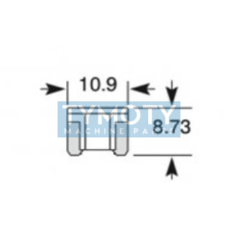 Poistka nožová mikro 25A