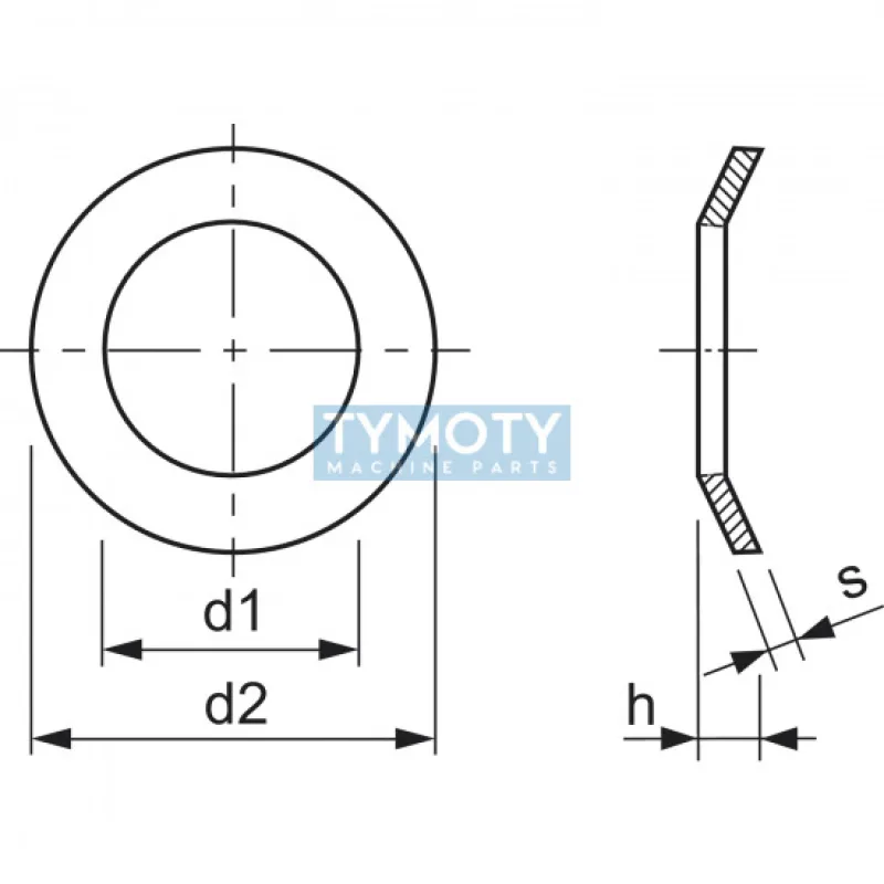 Podložka pružná kónická DIN 6796 M10 / 10,5 pozink
