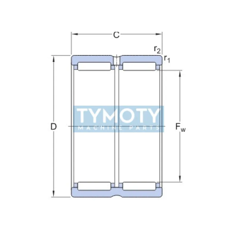 SKF RNA 6912 ihlové ložisko