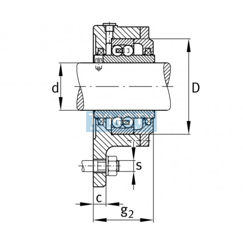 FAG F11204 ložiskové teleso