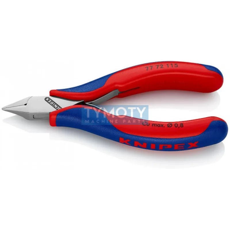 KNIPEX 77 72 115 Bočné štiepacie kliešte pre elektroniku, viaczložkové návleky, 115 mm
