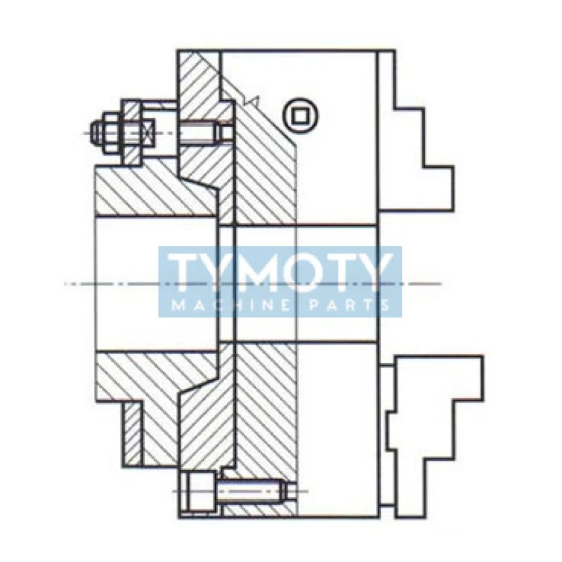 Samostrediace univerzálne skľučovadlo IUS - s tvrdými vonkajšími SCV a vnútornými SCN čeľusťami, 243801, 20