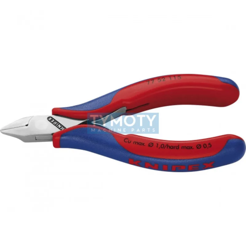 KNIPEX 77 52 115 Bočné štiepacie kliešte pre elektroniku, viaczložkové návleky, 115 mm