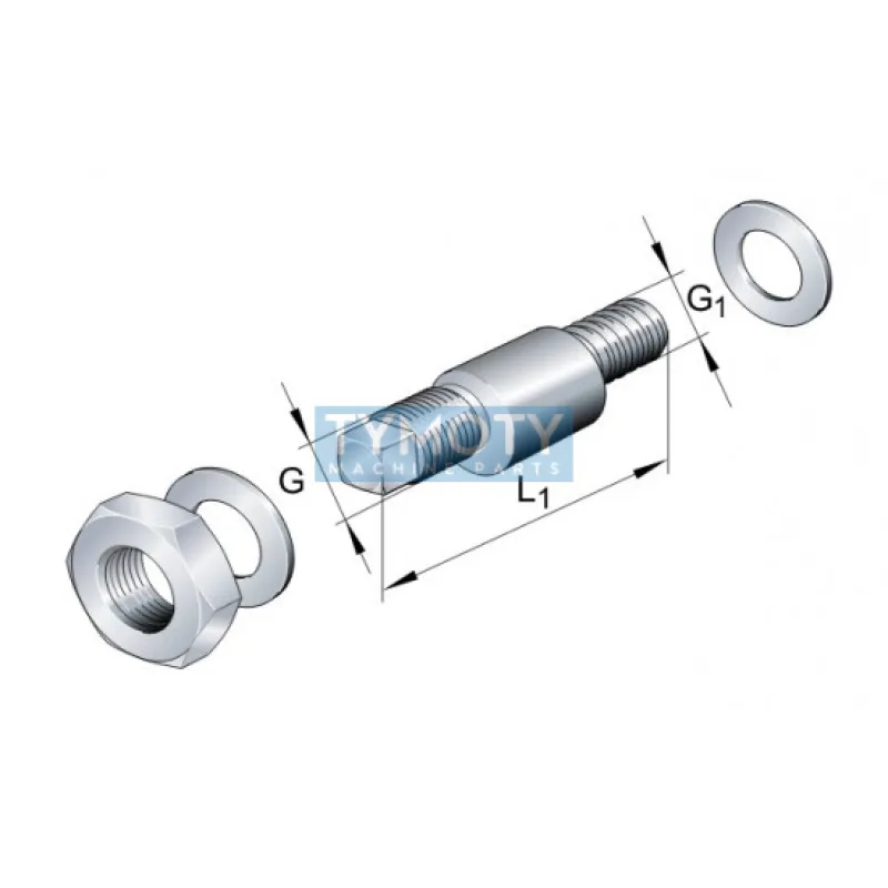 INA LFE 5-0.5 excentrický čap kladky