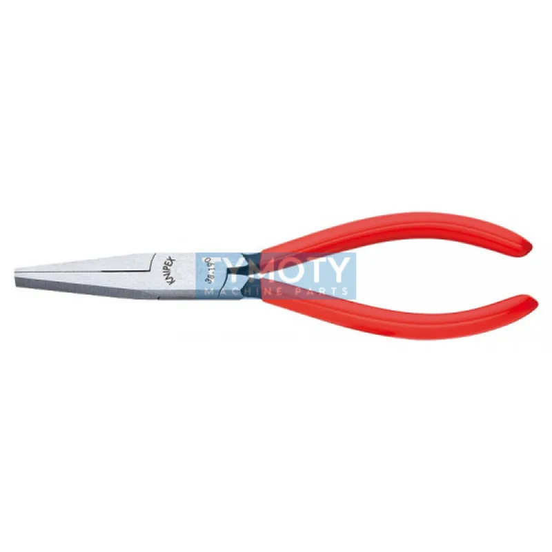 KNIPEX 38 41 190 Kliešte pre mechaniky, ploché široké čeľuste, plastové návleky, fosf.na čierno