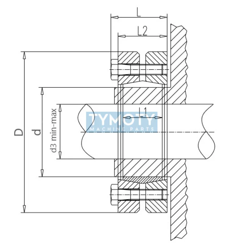 Upínacie puzdro CE14-155 optibelt CE