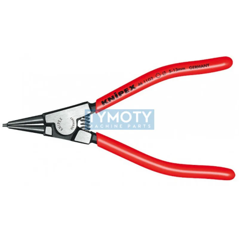 KNIPEX 46 11 G3 Kliešte pre vonkajšie poj. krúžky 14-18 mm, plastové návleky, fosfátované