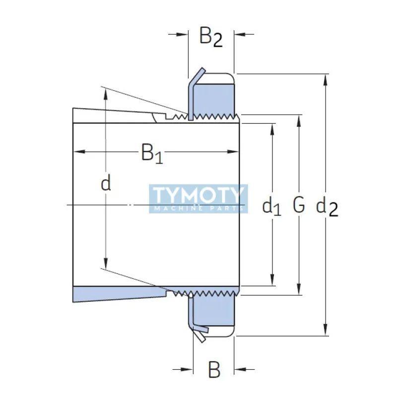 SKF H 204 upínacie puzdro