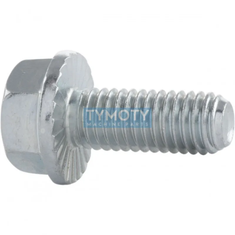 Skrutka so šesťhrannou hlavou s ozubeným golierom DIN 6921 M5x10-8.8 pozink