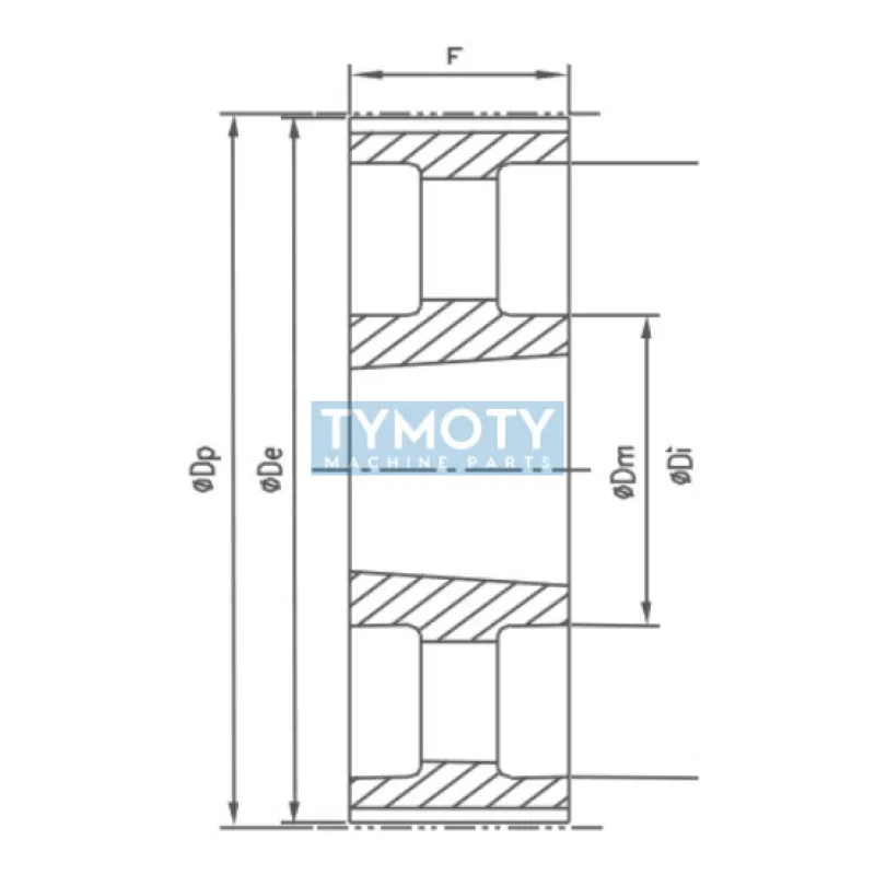 Remenica TB 120 L 100 optibelt ZRS na Taper Lock