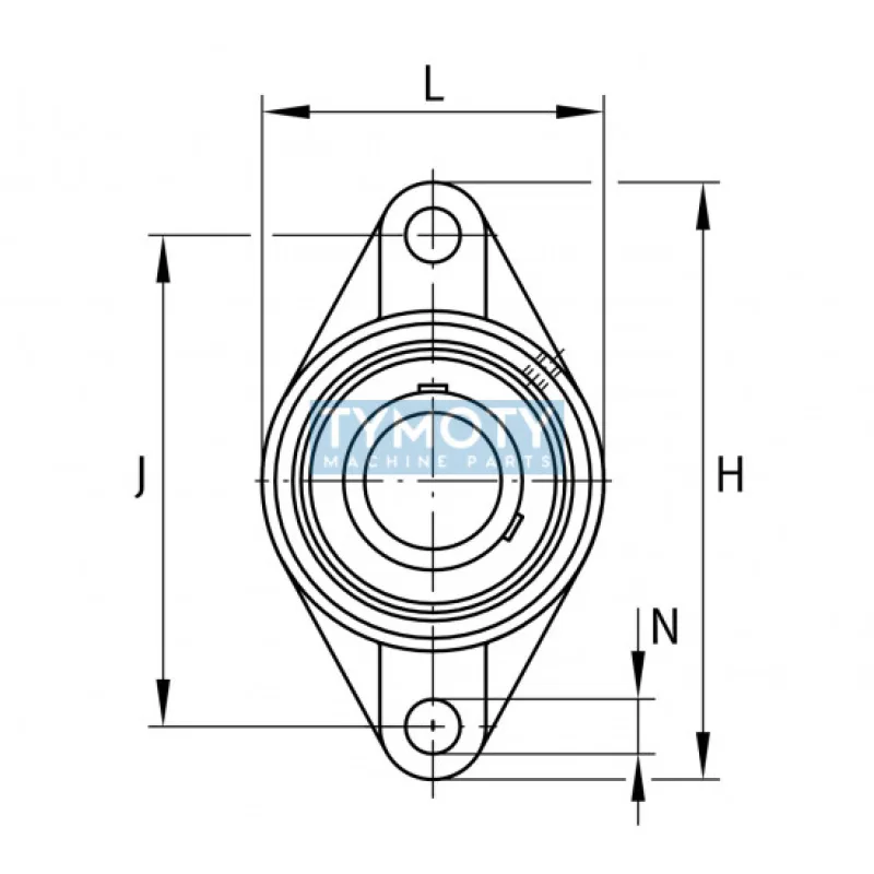 FAG UCFL 202-J7 ložisková jednotka