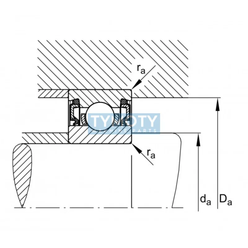 FAG 61910-2RZ guľkové ložisko