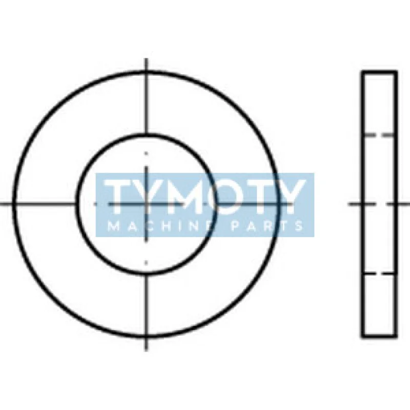 Podložka kruhová pre čapy DIN 1440 - 3 nerez A2