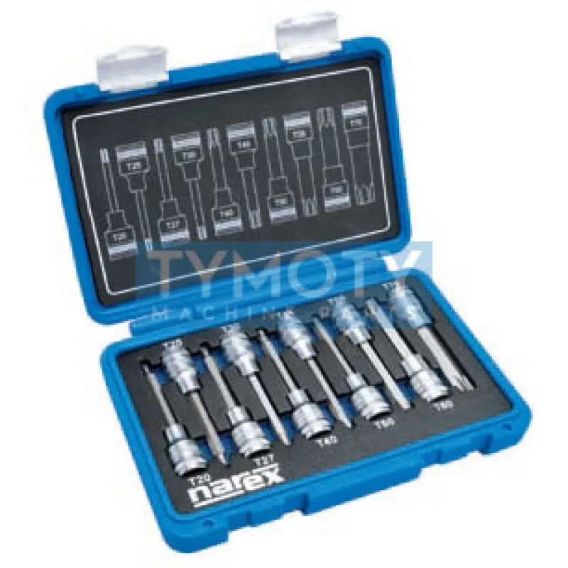 Súprava hlavíc TRX 20-70/100mm, NAREX-SADA, 10-dielna, T20-70 /443000962/