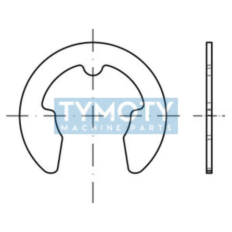 Poistný krúžok strmeňový DIN 6799 - 1,2
