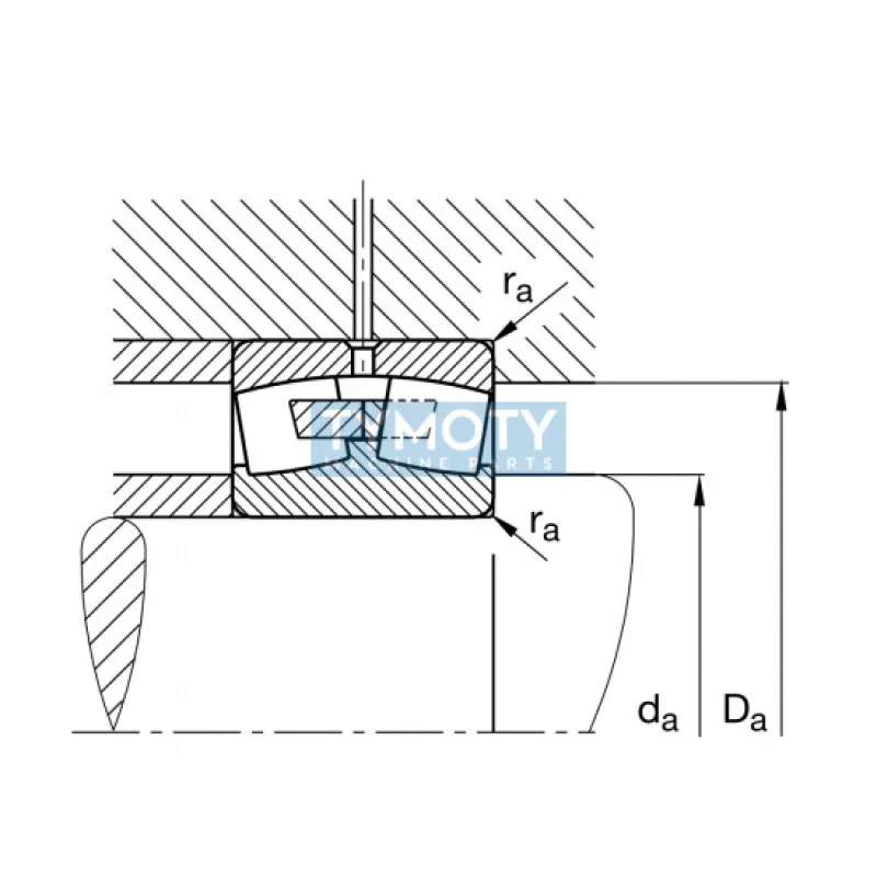 FAG 23122-E1A-XL-M-C3 súdčekové ložisko