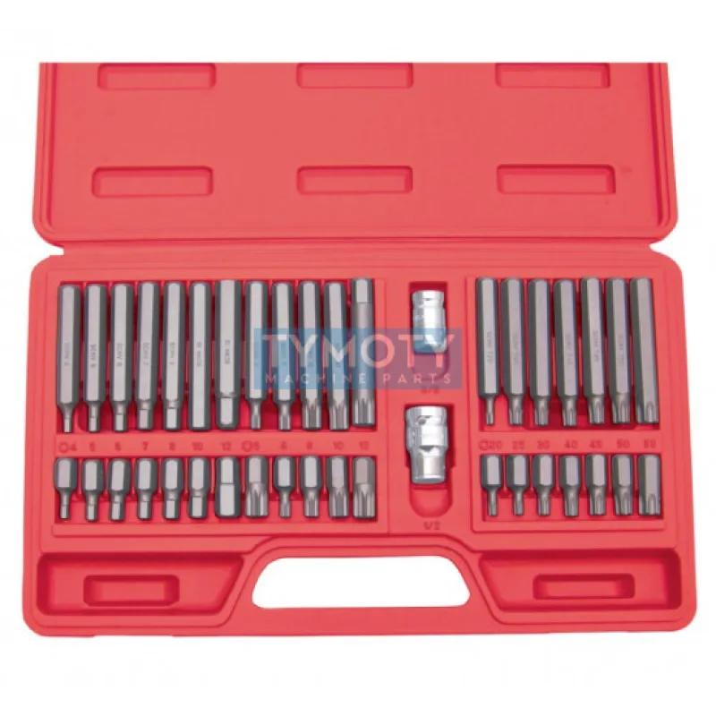 Sada bitových imbusov štvorhran 3/8" a 1/2" 40.dielna sada Kennedy