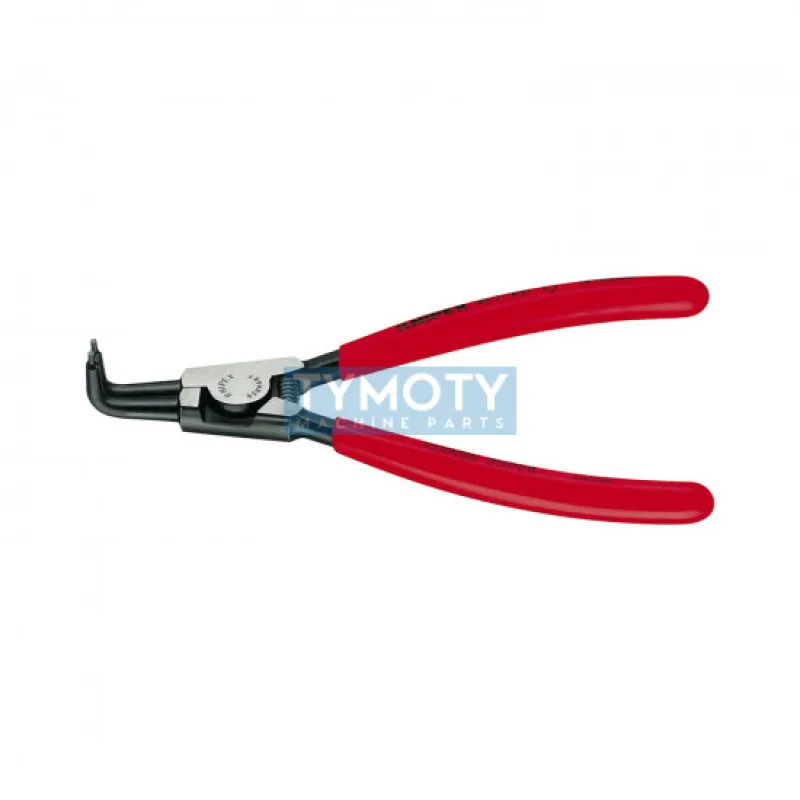 KNIPEX 46 21 A01 Kliešte pre vonkajšie poj. krúžky 3-10 mm, zahnuté 90 ° pot. plastom, fosfátované