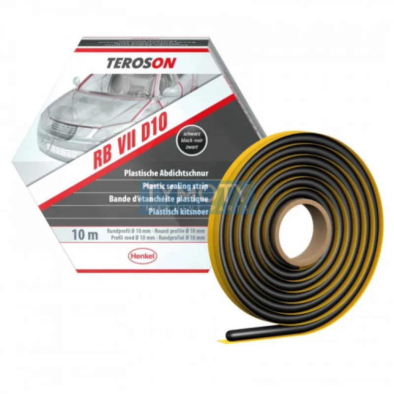 Teroson RB VII D10 - 10 m čierny samolepiaci butylkaučuk