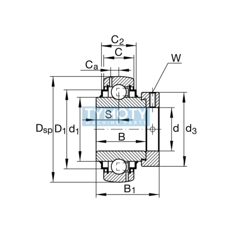 INA G1103-KRR-B-AS2/V upínacie ložisko