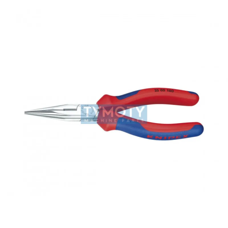 KNIPEX 25 05 140 Polguľaté kliešte s čepieľkami pre rádiotechniku, viaczložkové návleky,