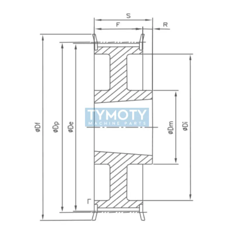 Remenica TB 72 8M 20 optibelt ZRS na Taper Lock