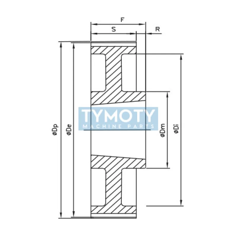Remenica TB 80 8M 30 optibelt ZRS na Taper Lock