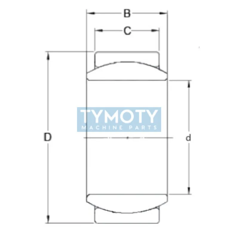 Durbal DGE 10 E kĺbové ložisko oceľ/oceľ