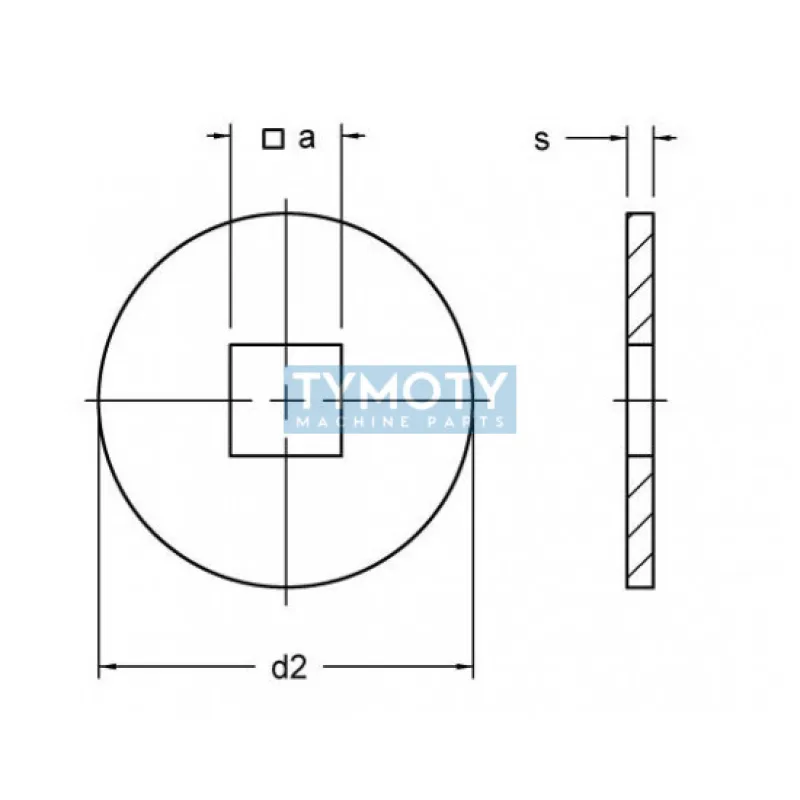 Podložka pre drevené konštrukcie DIN 440V 11,0 pozink