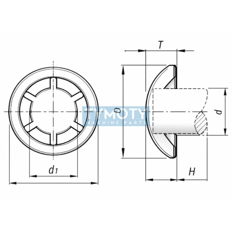Poistný krúžok násuvný uzavretý Starlock 3,0 ST/A2