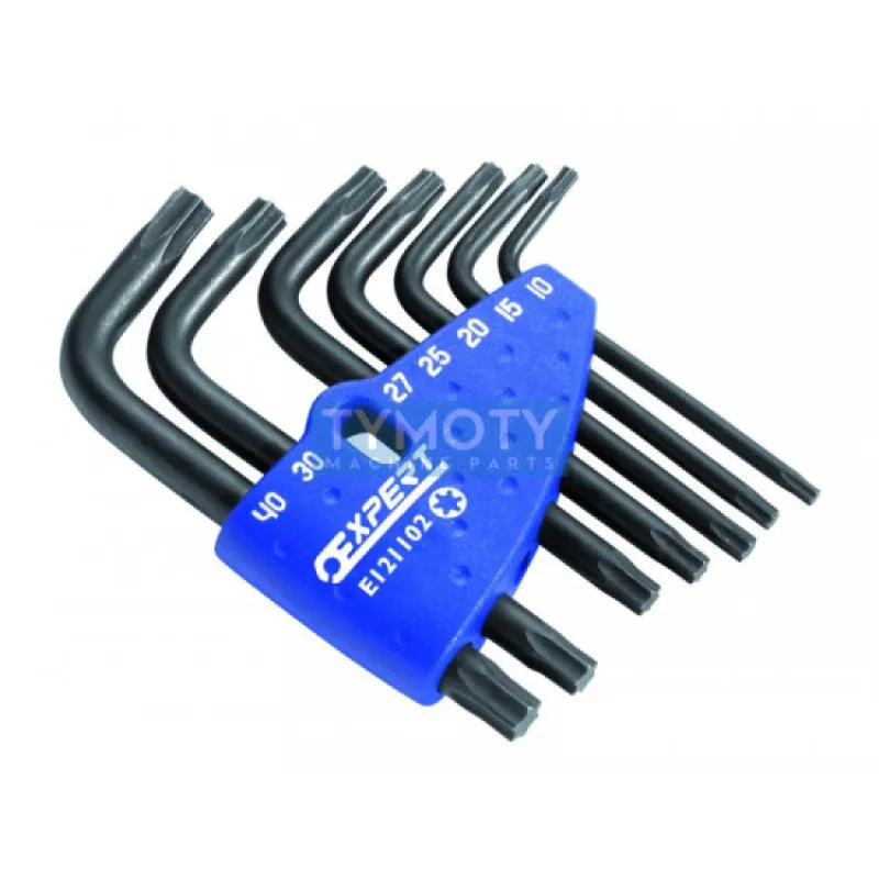 Súprava zástrčných kľúčov TORX, 7dielna, TONA EXPERT, E121102T