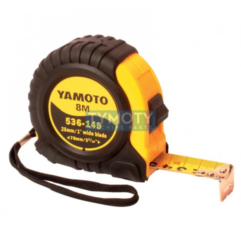 Meter zvinovací 8m x 25mm Dynamic Grip 536-149, Yamoto YMT5361490K