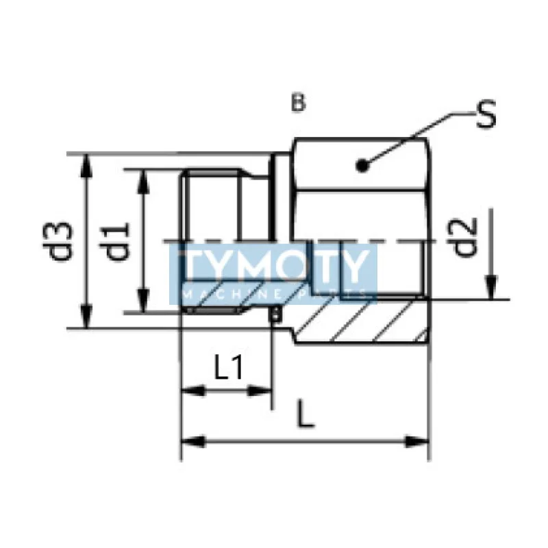 Redukcia RIEM M22x1,5-M26x1,5 vz
