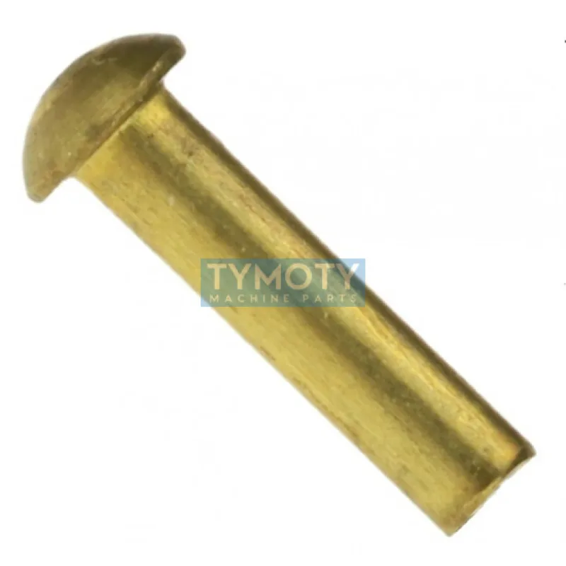 Niť polguľatá hlava DIN 660 2x8 mosadzný